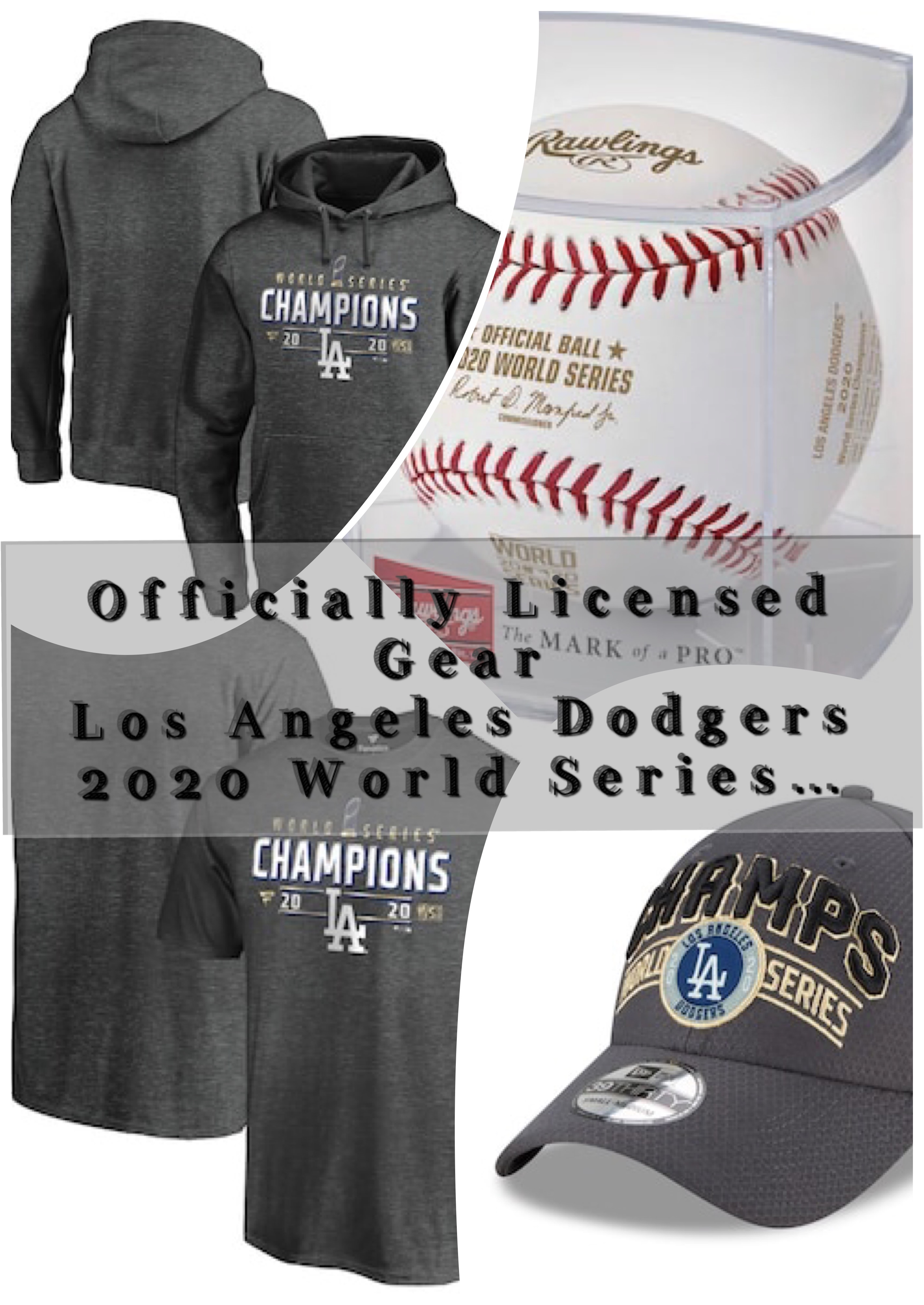 2020 World Series Champions Los Angeles Dodgers Gears